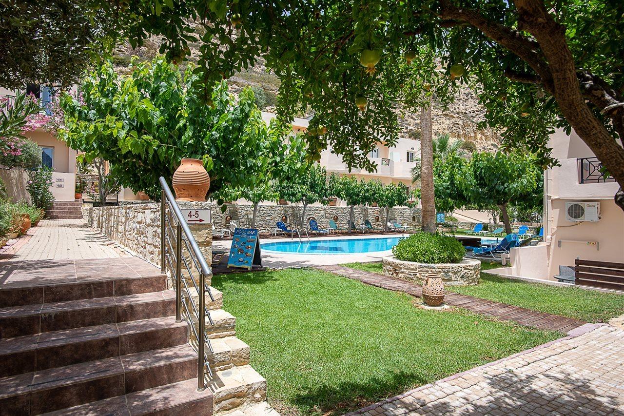 Calypso Hotel Matala Exterior foto