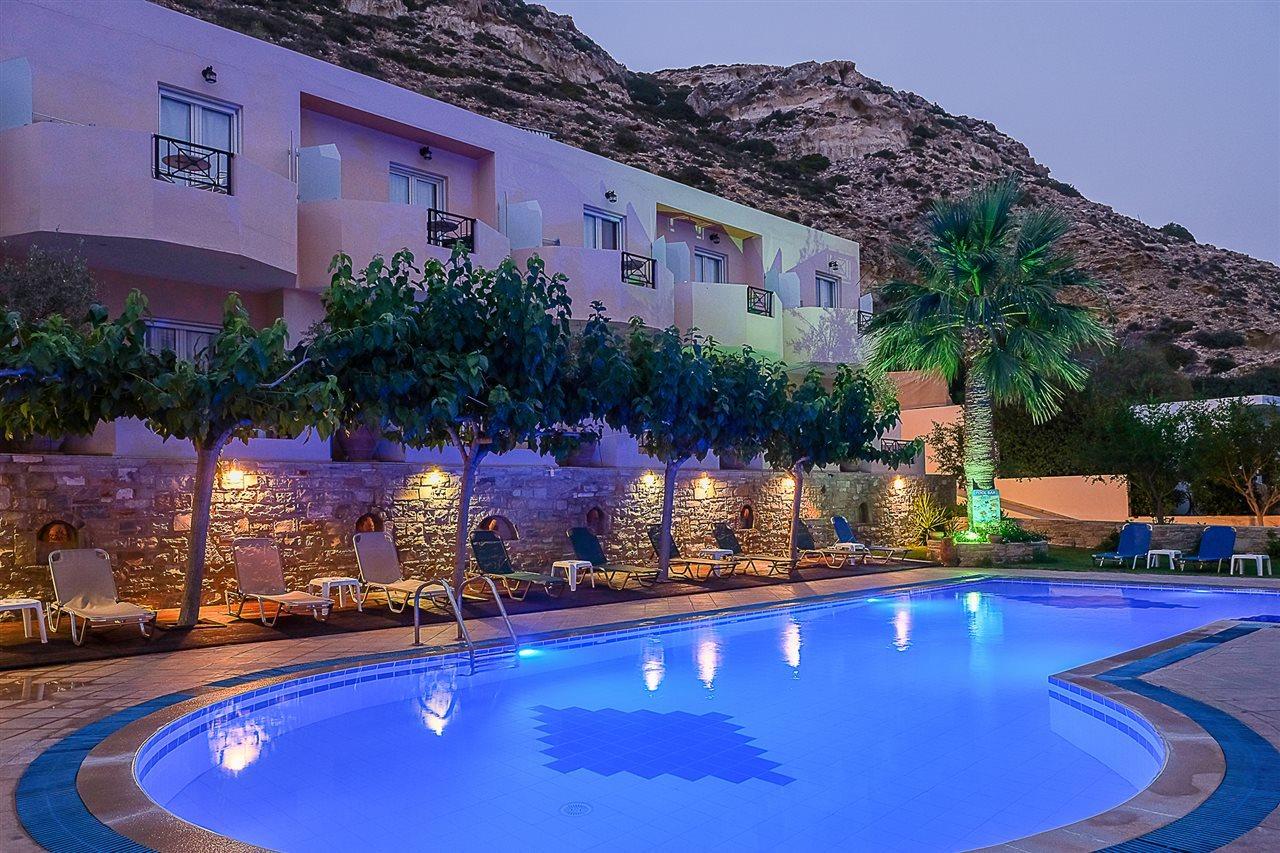 Calypso Hotel Matala Exterior foto
