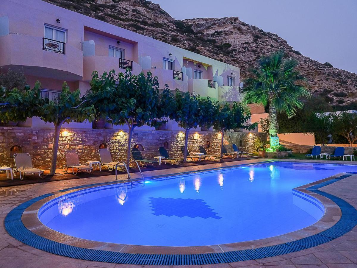 Calypso Hotel Matala Exterior foto