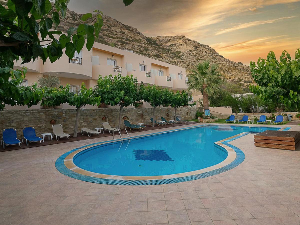 Calypso Hotel Matala Exterior foto