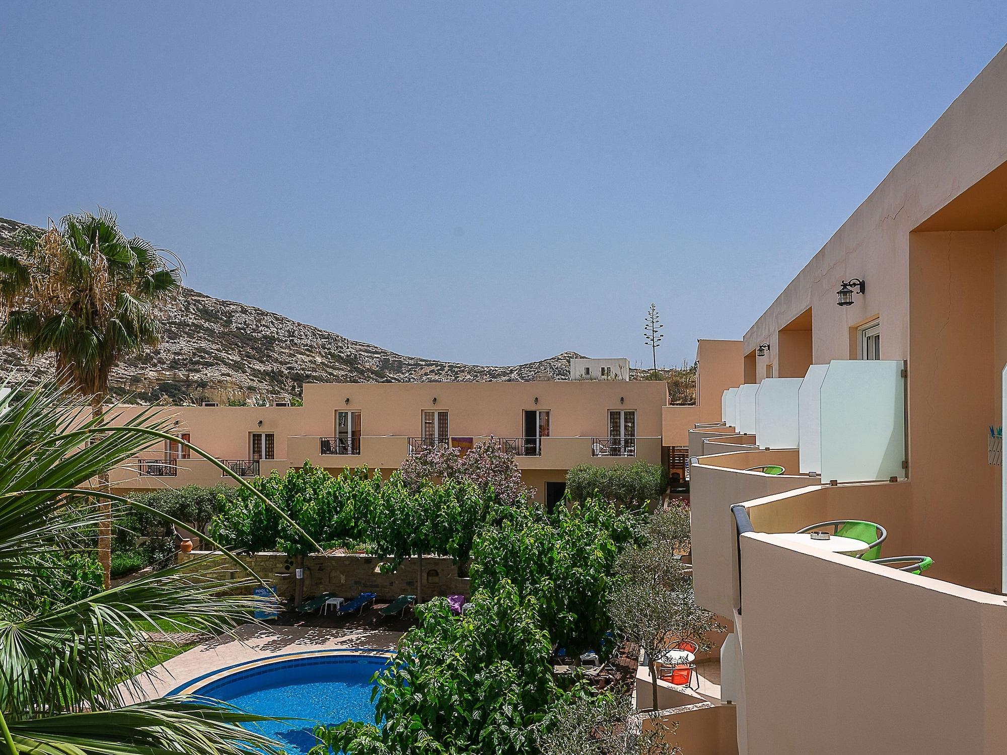 Calypso Hotel Matala Exterior foto